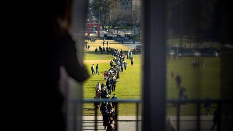 voto antecipado eleições fila filas eleições presidenciais