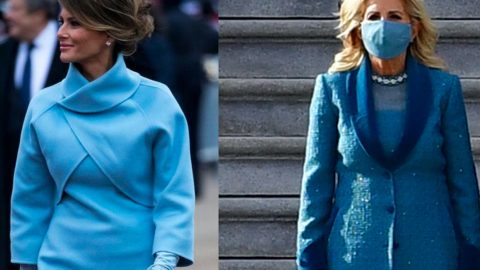 Melania Trump e Jill Bidem [Fotografia: DR]