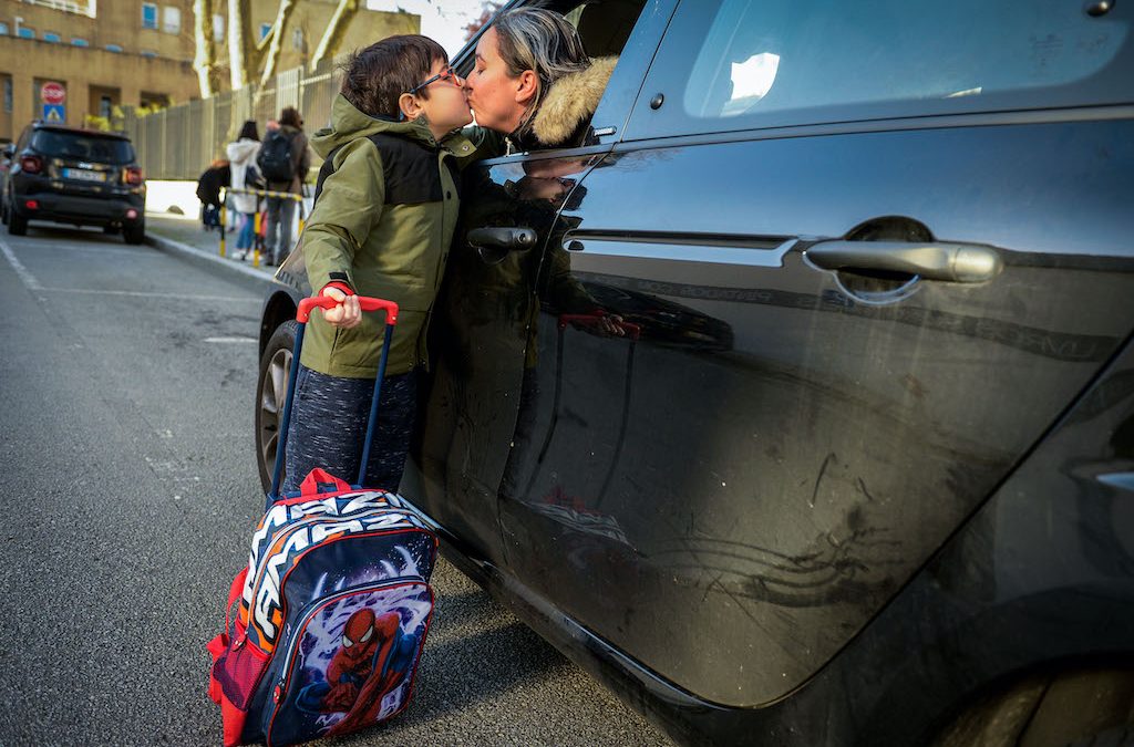 Regresso ‡s aulas, apÛs perÌodo de confinamento obrigatÛrio devido ‡ pandemia Covid-19