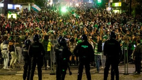 Festejos Sporting título campeão [Fotografia: José Sena Goulão/Lusda]