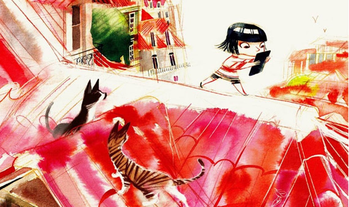 menina dos olhos ocupados