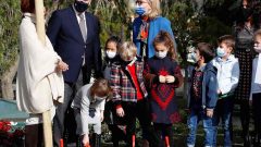 príncipe Alberto Charlene árvore