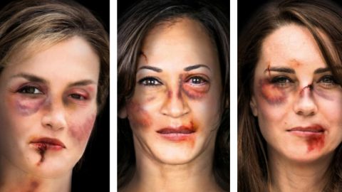 campanha violência de género poderosas mulheres Letizia kamala Harris Kate middleton