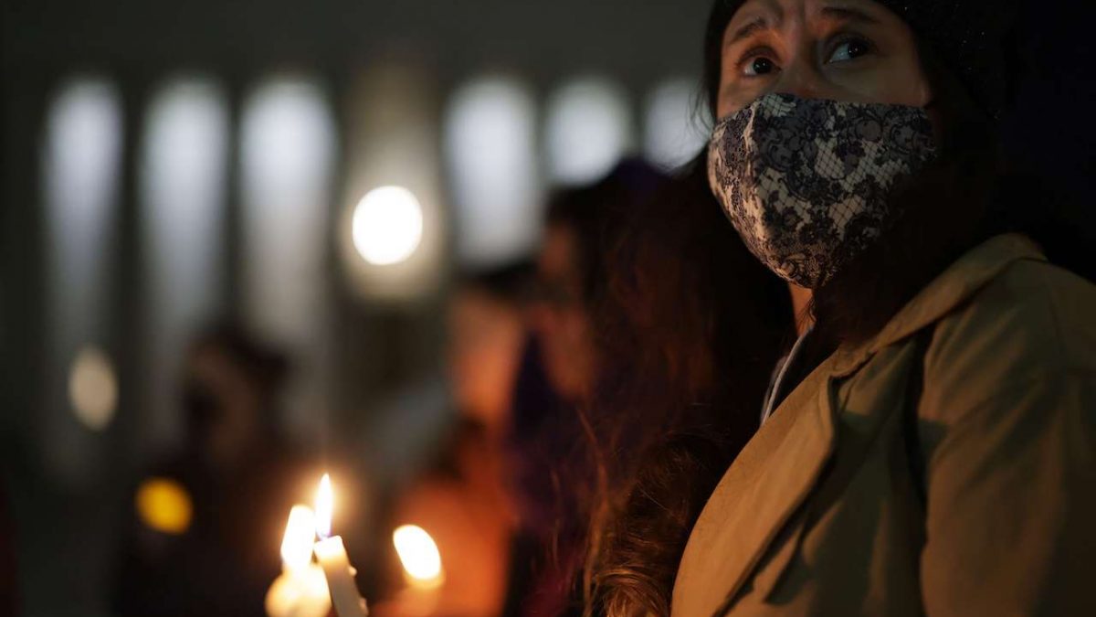 Vigil Held Outside Supreme Court For Abortion Rights