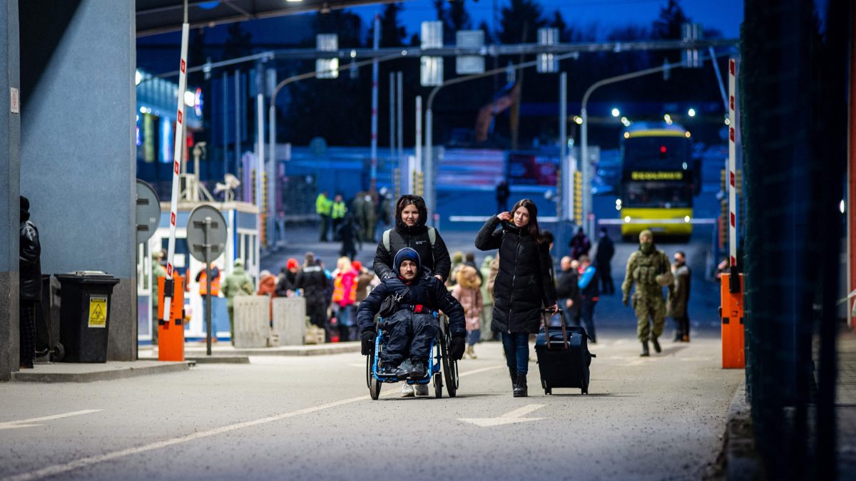 TOPSHOT-SLOVAKIA-UKRAINE-RUSSIA-CONFLICT-REFUGEES