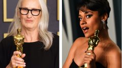 Jane Campion e Ariana deBose [Fotografia: Montagem AFP]