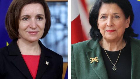 Maia Sandu Moldavia Salome Zourabichvili Georgia Putin pedido adesão UE
