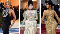 Janelle Monae, Billie Eilish e Cardi B na MET gala 2022 [Fotografia: Montagem/aAências]