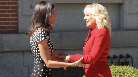 Rainha Letizia Jill Biden EUA cimenira NATO Brasil