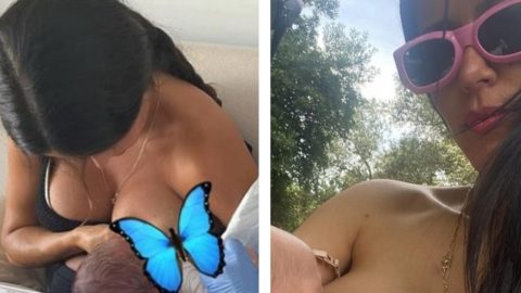 Catarina Gouveia Ana Moura celebridades famosas amamentar amamentação