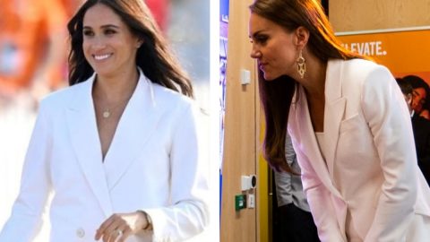 Meghan Markle Kate middleton bramco peças fatos moda