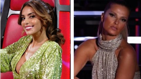 Catarina Furtado e Cristina Ferreira lantejoulas