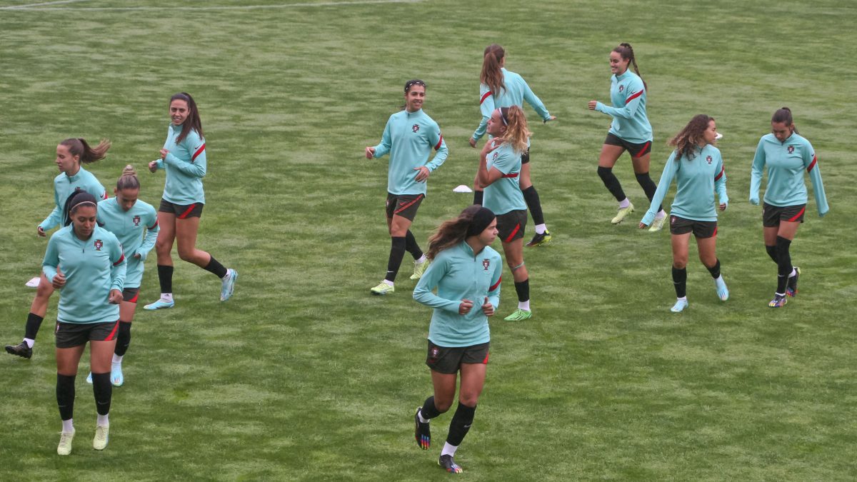 Treino Seleção Nacional Feminina A em Paços de Ferreira