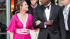 Princesa da Noruega Martha-Louise e o companheiro Durek Verrett [Fotografia: Lise Åserud / NTB / AFP) / Norway OUT]