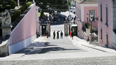 Palácio de belém luzes natal poupança