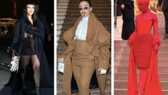 Doja Cat na Semana da Moda de Paris [Fotografia: Montagem/Instagram Doja Cat/Viktor&Rolf eSchiaparelli]