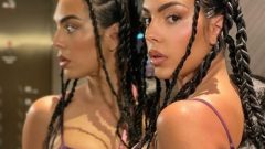 georgina rodriguez tranças