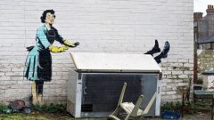 Banksy Instagram violência namoro doméstica