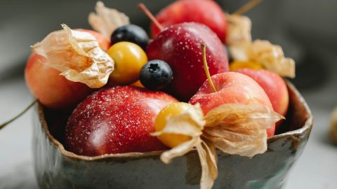 bebida cereja mirtilo