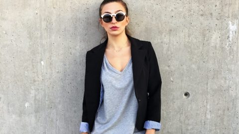 blazers quente frio trabalho sair à noite