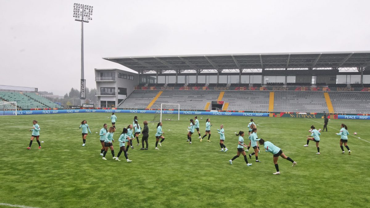 Treino Seleção Nacional Feminina A em Paços de Ferreira