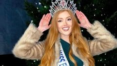 MIss Inglaterra sem maquilhagem concurso pioneiro