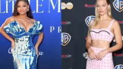 Halle Bailey e Margot Robbie Sereia Barbie tendências shopping