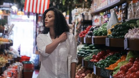 Fila supermercado estratégias rápida lenta