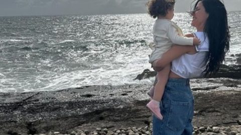 Ana Moura aniversário filha Emília mar