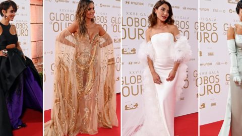 Sara Matos, Diana Chaves, Carolina Carvalho e Cláudia Vieira Globos de ouro SIC