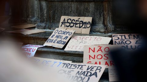 assédio sexual protesto manifestação 7 novembro