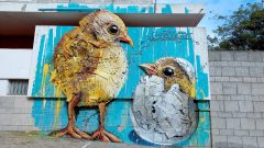 IPO LIsboa Bordalo II pintainho desperdício