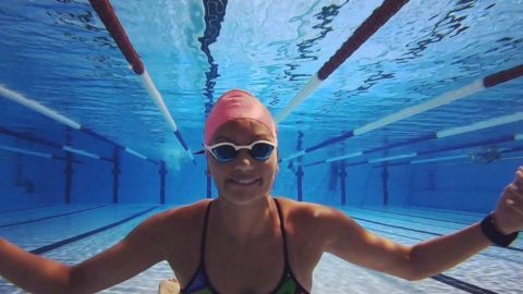 Mayra santos nadadora águas livres Porto Santo Manhattan