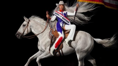 Capa do oitavo álbum de estúdio 'Cowboy Carter', lançado na sexta-feira, 29 de março [Fotografia: Beyoncé/Instagram]