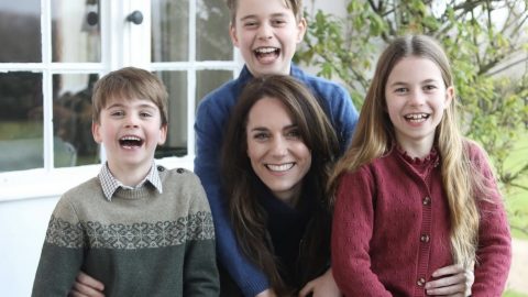 Kate Middleton no Dia da Mãe