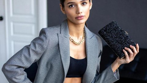 top caicai corpete clássico elegância tendência blazer shoppping