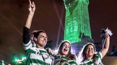 Sporting Portugal título shopping verde