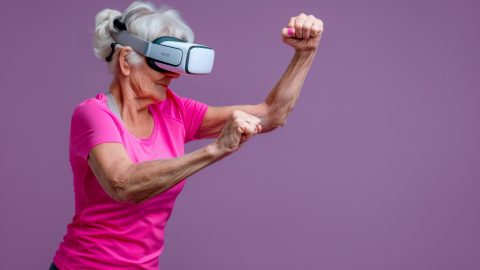 idosos exercício físico realidade virtual socializarem socialização Porto sistema