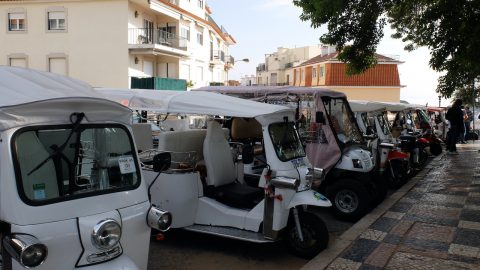 Tuk Tuks Lisboa Porto regras circulação