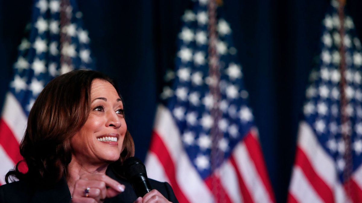 Vice President Harris Holds Campaign Event In Kalamazoo, Michigan