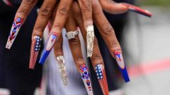 unhas nails jogos olímpicos Paris 2024 simone Biles Filipa Martins Sha'Carri Richardson