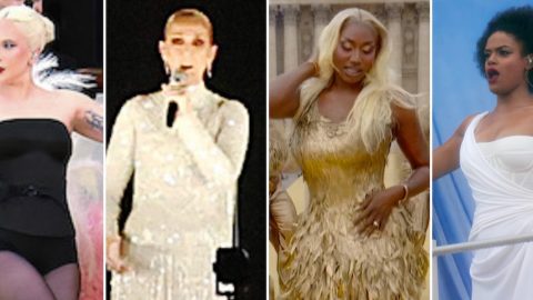 Lady Gaga, Céline Dion, Aya Nakamura e Axelle Saint-Cirel Dior JOgos Olímpicos abertura