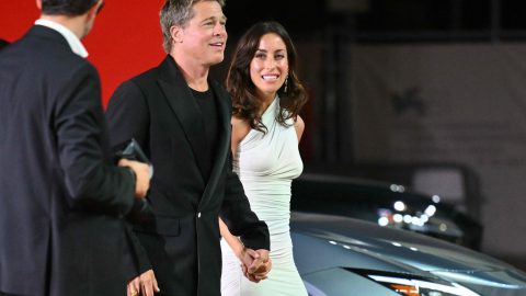 Brad Pitt Ines de Ramon Veneza Festival