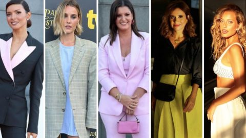 Maria Cerqueira Gomes, Kelly Baron, Maria Botelho Moniz, Dalila Carmo e Margarida Corceiro rentrée TVI festa programas