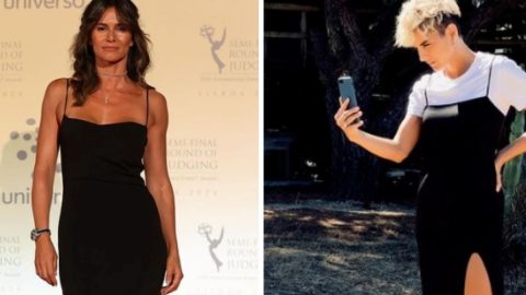 Cláudia Vieira e Sara Matos vestido preto tendência moda shopping