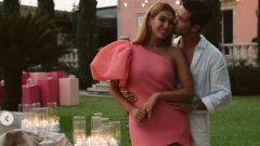 Explorerssaurus Raquel Janeiro Miguel Mimoso na festa de celebração do primeiro ano de casamento, em setembro deste ano primeiro filho