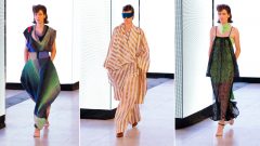 Propostas de Luís Buchinho para a primavera/verão 2025, na ModaLisboa glória anos 80 aposta