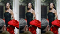 Retrato da rainha de Espanha Letizia disposta no Banco Central de Espanha, em Madrid, a 26 de novembro. A imagem é da autoria da fotógrafa norte-americana Annie Leibovitz [Fotografia: EPA/BLANCA MILLEZ]