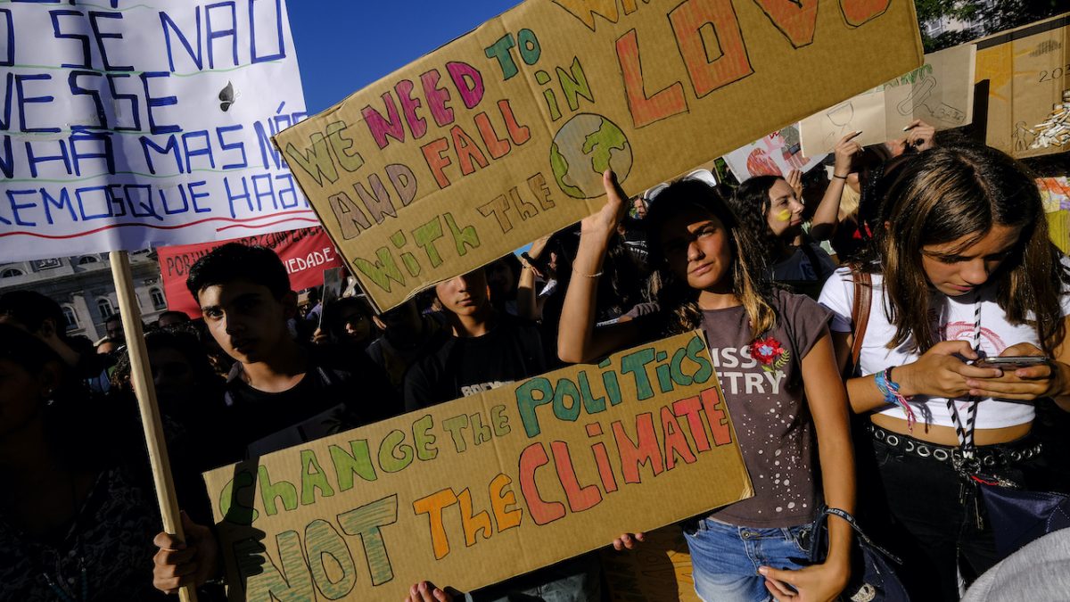 Manifestação da Greve Climática Global