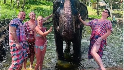 Turista morre banho elefante tailândia centro Koh Yao Elephant Care]